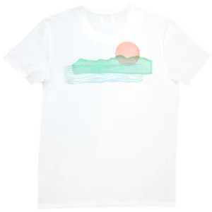 "Western Sun" Men's Hand Block Printed T-Shirt (Limited Edition)